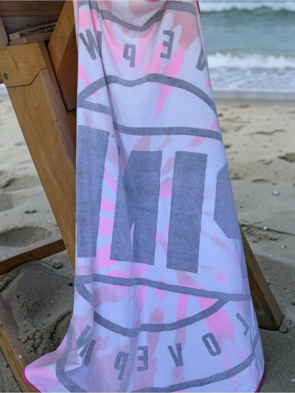 Victoria's Secret PINK Limited Edition item featuring a pink tie-dye pattern